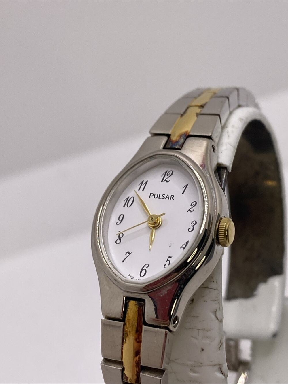 Vintage Pulsar By Seiko Womens Silver Watch New Battery